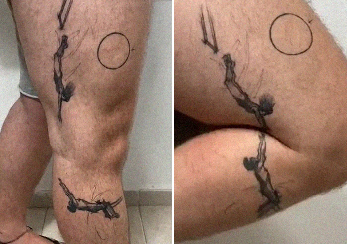 10 Times People Got Creative Tattoos That Transform When Their Bodies Move