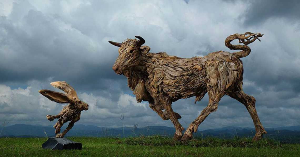 Driftwood Dragons And Beast Sculptures By James Doran-Webb